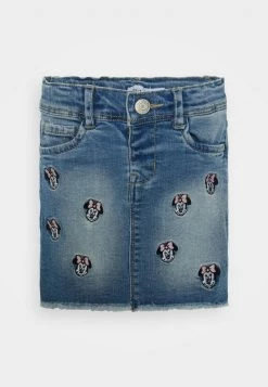 Name It Kinder NMFMINNIE BATEGANI SKIRT - Minirock - Medium Blue Denim
