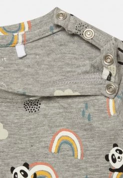 Name It NBNMAPANDA UNISEX 3 PACK - Body - Grey Melange -Name it Verkäufe e142df8f854341008d17d19f69c772a7