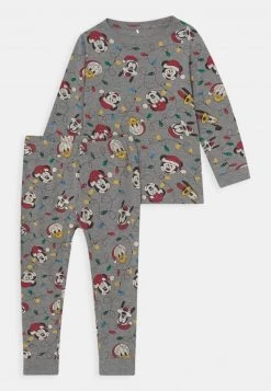 Name It NMNMICKEY UNISEX - Nachtwäsche Set - Grey Melange