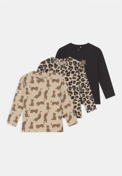 Name It Unisex NMNMINI 3 PACK - Langarmshirt - Oatmeal