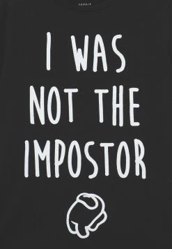 Name It AMONG US JASE SKY - T-Shirt Print - Black | Kinder -Name it Verkäufe e52be866e66540a983617f42a8aff0d4