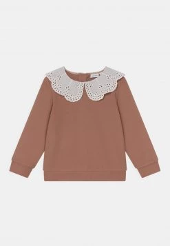 Name It Kinder NMFRUBINA O-NECK - Langarmshirt - Café Au Lait