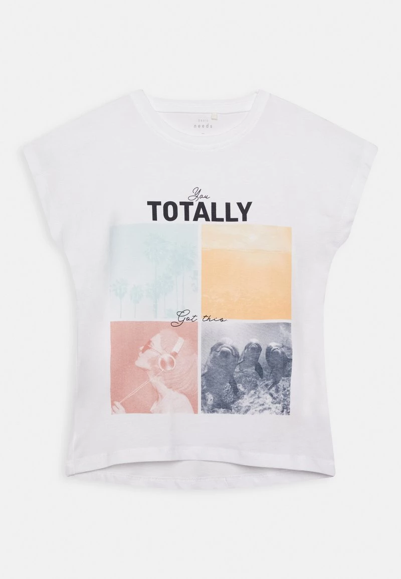 Name It Kinder NKMLENO - T-Shirt Print - Bright White 3 Name It Kinder NKMLENO - T-Shirt Print - Bright White