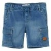Name It Kinder Jeans Shorts - Medium Blue Denim