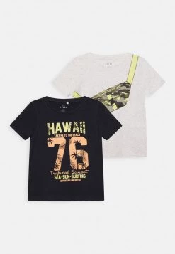 Name It NMMVUX 2 PACK - T-Shirt Print - Light Grey Melange | Kinder