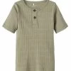 Name It MIT KURZEN ÄRMELN HANSK - T-Shirt Basic - Vetiver | Kinder -Name it Verkäufe e8f57057d3c14d77880c3564a048d69c