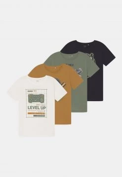 Name It Kinder NKMBERTEL CAMP 4 PACK - T-Shirt Print - Blue/multi-coloured