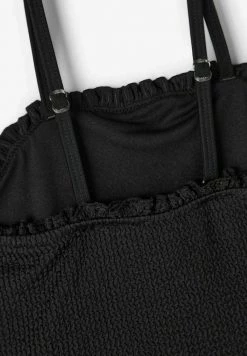Name It Kinder KNITTEREFFEKT RÜSCHEN - Badeanzug - Black -Name it Verkäufe ea0854225af541f9a6d219570f44ed2e