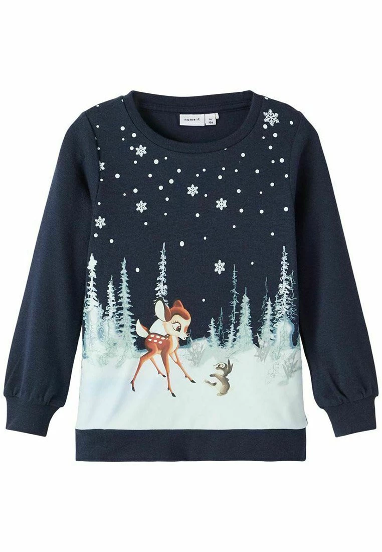 Name It Kinder LANGEN ÄRMELN BAMBI - Sweatshirt - Dark Sapphire 3 Name It Kinder LANGEN ÄRMELN BAMBI - Sweatshirt - Dark Sapphire