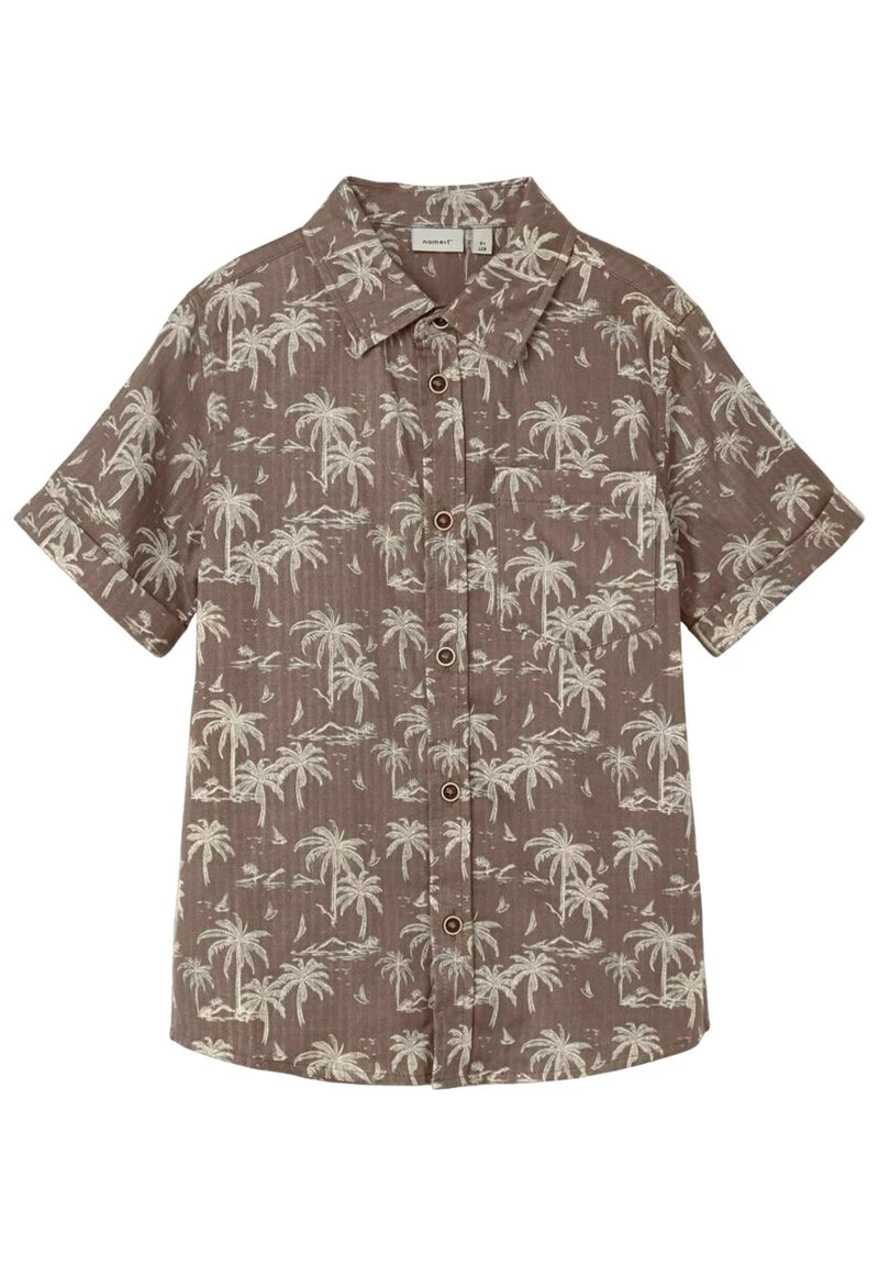 Name It Kinder PALMEN - Hemd - Brown Lentil 3 Name It Kinder PALMEN - Hemd - Brown Lentil