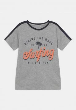 Name It Kinder NMMVASTI - T-Shirt Print - Light Grey Melange
