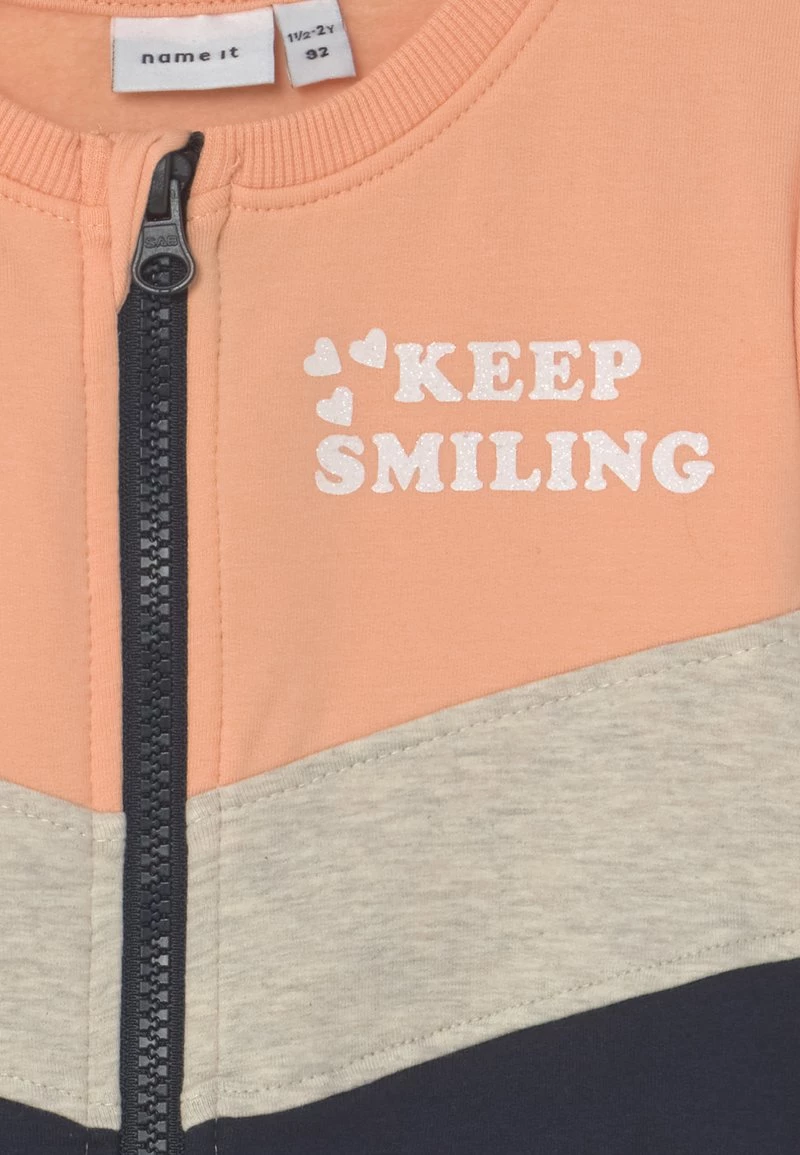 Name It Kinder NMFLORI CARD - Sweatjacke - Dark Sapphire 5 Name It Kinder NMFLORI CARD - Sweatjacke - Dark Sapphire – Bild 3