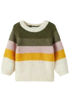 Name It Kinder LANGÄRMELIGER - Strickpullover - Whitecap Gray