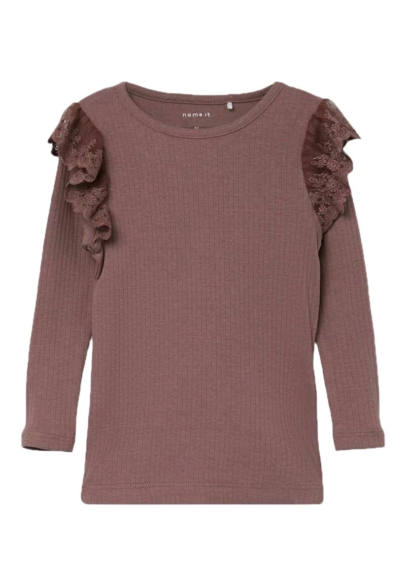 Name It Kinder SLIM FIT - Langarmshirt - Rose Taupe 3 Name It Kinder SLIM FIT - Langarmshirt - Rose Taupe