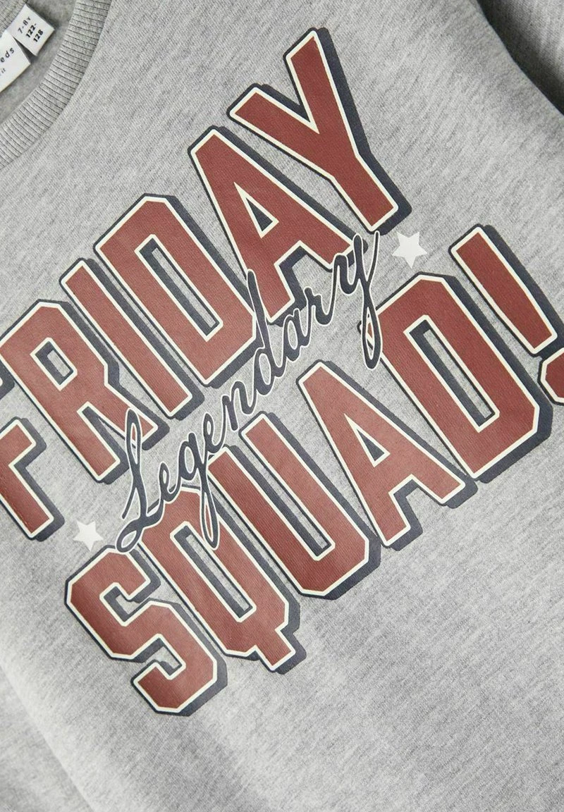 Name It Kinder Sweatshirt - Grey Melange 6 Name It Kinder Sweatshirt - Grey Melange – Bild 4