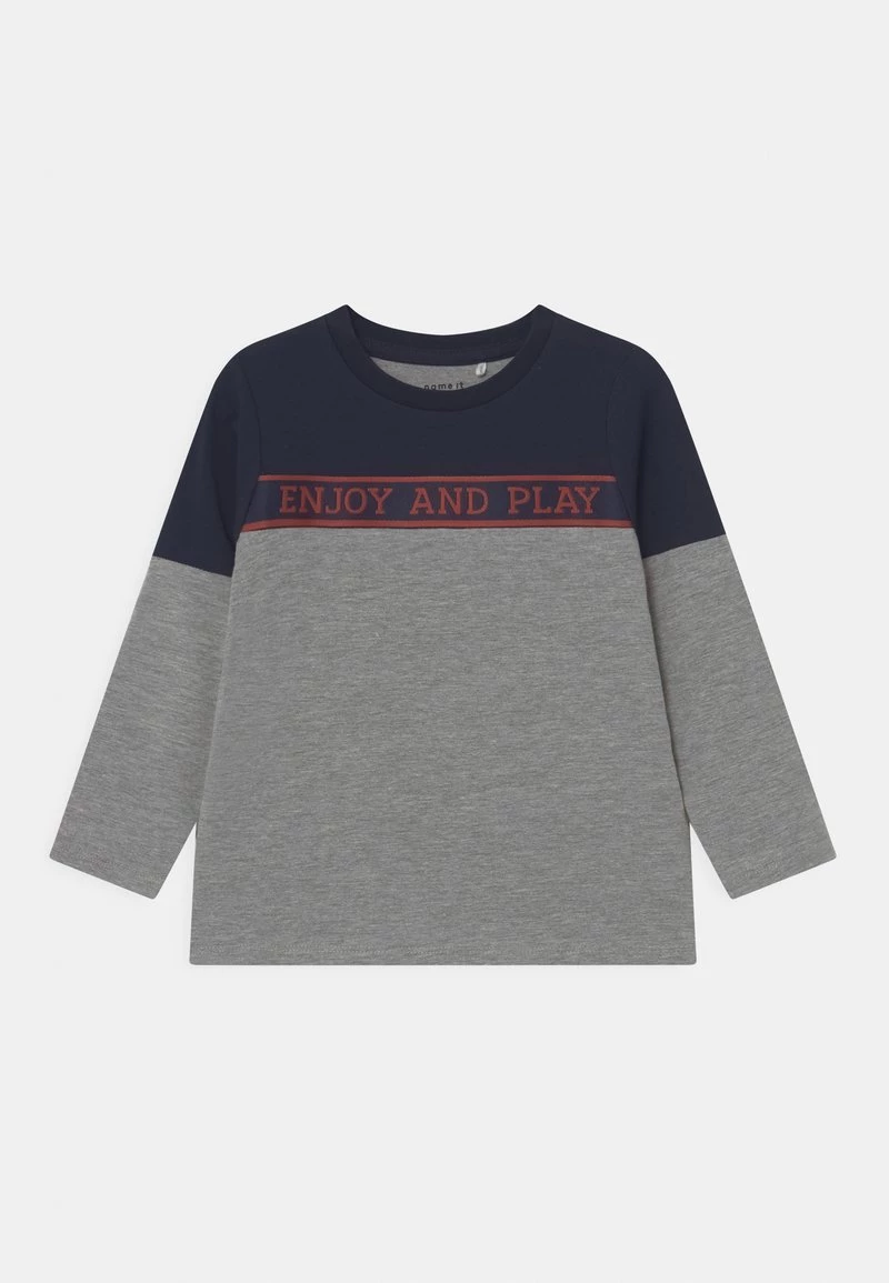 Name It Kinder NMMNAPLAY BOX - Langarmshirt - Grey Melange 3 Name It Kinder NMMNAPLAY BOX - Langarmshirt - Grey Melange