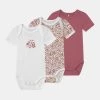 Name It Kinder NBFBODY FLOWER 3 PACK - Body - Rose Wine