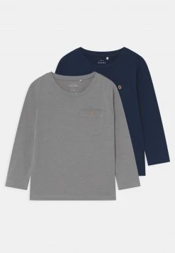 Name It Kinder NMMVEBBE 2 PACK - Langarmshirt - Ultimate Grey