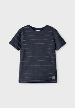 Name It Kinder GESTREIFTES - T-Shirt Print - Dark Sapphire -Name it Verkäufe fc2f2d1c43a44d2883b8dc680219fa0d