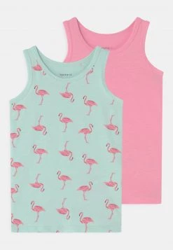 Name It Kinder NMFTANK FLAMINGO 2 PACK - Unterhemd/-shirt - Glacier
