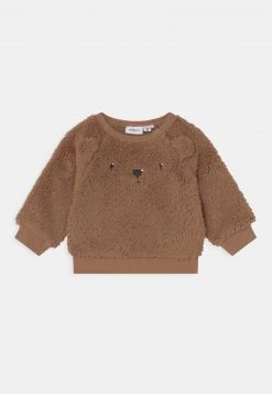 Name It NBMSEBASTIAN TEDDY UNISEX - Fleecepullover - Toasted Coconut