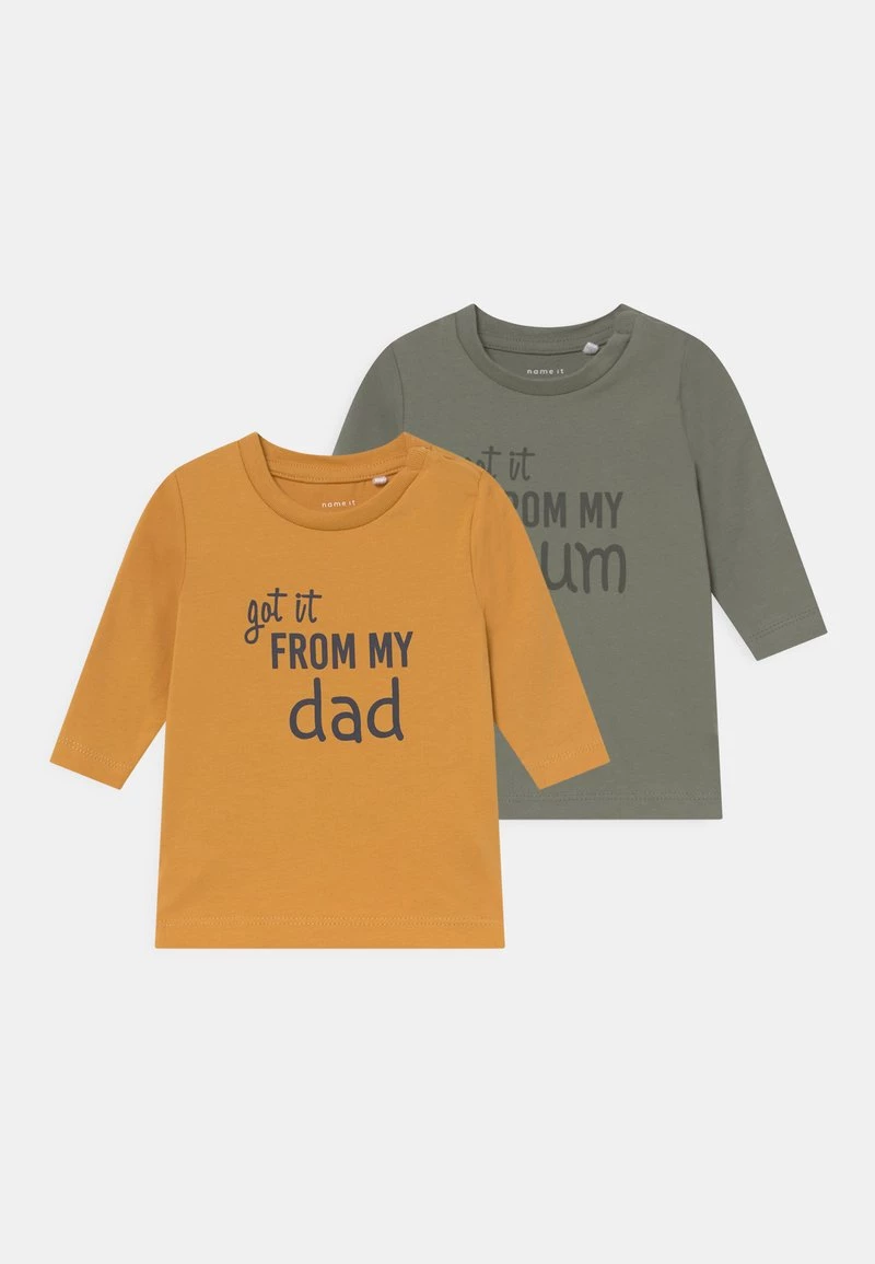 Name It Kinder NBMSTAFFAN 2 PACK - Langarmshirt - Agave Green 3 Name It Kinder NBMSTAFFAN 2 PACK - Langarmshirt - Agave Green