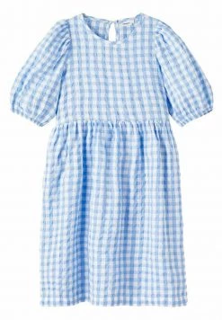 Name It Kinder KARIERTES - Freizeitkleid - Vista Blue