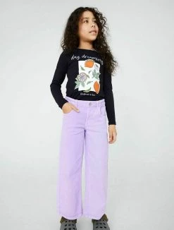 Name It WIDE LEG - Stoffhose - Lavendula | Kinder